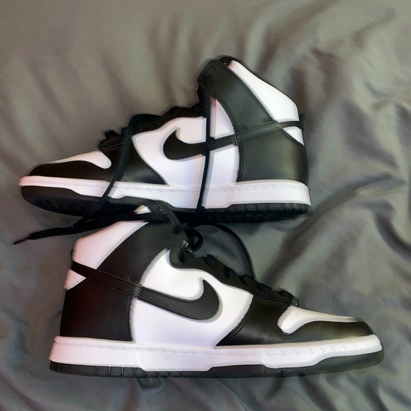 Nike dunk high black and white size 11 men